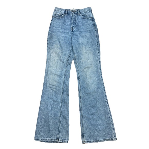PacSun Pants - Pacsun Women's Blue High Rise Straight Bootcut Flared Denim Jeans‎ Pants Size 25